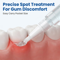 Gel réparateur pour gencives au safran, arrête les saignements des gencives, réduit la gingivite, atténue la sensibilité, anti-plaque, renforce les tissus gingivaux, soulage les gencives qui reculent