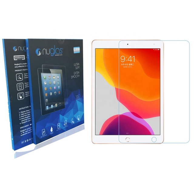 Nuglas HOT Anti-shock 9H Tempered Glass Screen Protector for iPad 7 8 9 10.2inch Tablet Tempered Glass Screen Guard