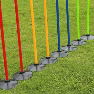 น้ำหนักถ่วงฐาน PVC ขนาด 1 กก./<span class=keywords><strong>2</strong></span> กก. ยี่ห้อ NEXT ทนทาน พร้อมเสาพันเชือกแบบย้อนกลับ สำหรับฝึกซ้อมฟุตบอล - สีแดง+ขาว - Product Image 2