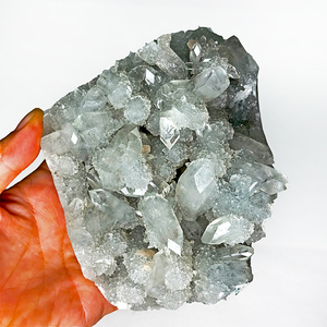 Gros Cristal Naturel diamant <span class=keywords><strong>Apophylite</strong></span> Cluster spécimen minéraux bruts Pour La Décoration de La Maison - Product Image 2