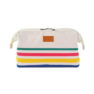 Femmes élégant Beige cire toile Durable Eco multi-fonction organisateur de voyage personnalisé grand pour sac fermeture à glissière privé - Product Image 2