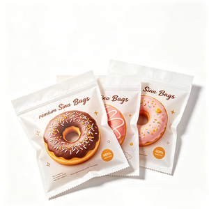 Bolsas de Papel de Aluminio Impresas Personalizadas de Grado Alimenticio para Donuts, Frutas, Chips de Mango y Plátano, Snacks, Bolsa para Alimentos con Sellado Posterior - Product Image 3