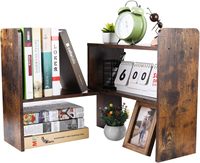 Desk Organizer Desktop Shelf Adjustable Countertop Bookshelf Small Table Shelves Book Organizer Office Organization for Desk