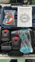 Ensemble de perceuses sans fil multifonctionnelles haute puissance : perceuse pistolet domestique, perceuse portable au lithium-ion, tournevis électrique