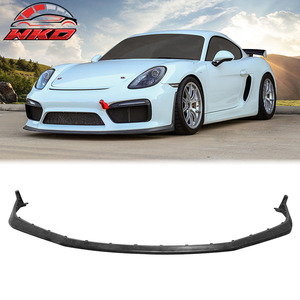 Spoiler de pare-chocs avant style OE pour Porsche 981 Cayman GT4 2016, non peint, PU, haute qualité, accessoire extérieur - Product Image 1