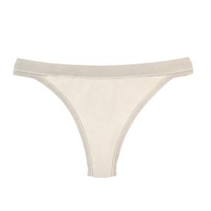 Tanga de mujer 2025 de algodón peinado 40S, transpirable, cómoda, de talle bajo, sin costuras, tejida, antibacteriana, ecológica, ODM - Product Image 4