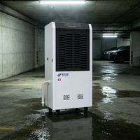 Déshumidificateur anti-explosion robuste WETWELLS HOT SALES BCF-3.7 90L/D avec drainage continu et roues universelles