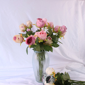 Rose artificielle bulgare à tige unique en soie, haute simulation, pour décoration de mariage, maison et accessoires de photographie, 50 cm - Product Image 4