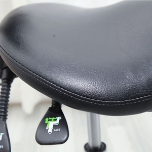 Tabouret Ergonomique Métallique Professionnel pour Onglerie, Chaise Selle Manuelle pour Dentiste, Infirmière, Médecin, Esthéticienne, Coiffeur – Fonction Lifting Intégrée - Product Image 4