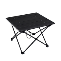 Singda Table de Camping Portable pliable en aluminium pour pêche barbecue pique-nique en plein air