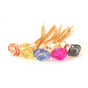 Tùy chỉnh cá nhân treo trống đẹp Nước hoa xe hơi chai thủy tinh khuếch tán hương thơm - Product Image 3