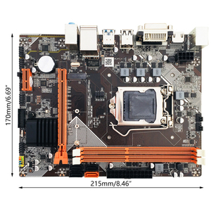 인텔 H61/b75 컴퓨터 마더 보드 Lga1155 소켓 Ddr3,Usb3.0 공장 도매 Ddr3 * 2 2/3 세대