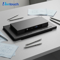 PC industriel tout-en-un avec écran tactile 12,1 15 17 19 pouces IP65 PCAP J4125 I5 I7 Linux Windows Embedded