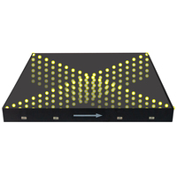 Piste de danse mobile pour événements, mariage, salon professionnel, acrylique, infini, croix, X, LED, IP65, magnétique, Pista De Baile