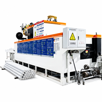 Horno de Calentamiento de Aluminio Multibillet de 3000T, 56KW, 380V, con PLC, para Prensa de Extrusión