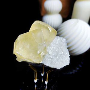 Spécimen minéral de pierre de calcite brute de pierre précieuse naturelle pour la guérison et la décoration Hubei Calcite Craft Crystal Crafts Product - Product Image 6