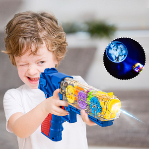 Pistola Vibrante Multimodale 2021 con Ingranaggi Realistici Trasparenti, Giocattolo Meccanico Interessante con Suoni e Luci CPC - Product Image 4