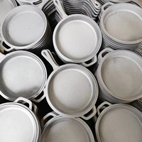 Poêle en fonte avec poignée, produit personnalisé OEM Hebei Shengri, moulage en sable, pot en fonte