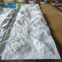 Panneau mural 3D en polyuréthane léger pour la montagne, panneau mural en PU, décoration intérieure et extérieure.