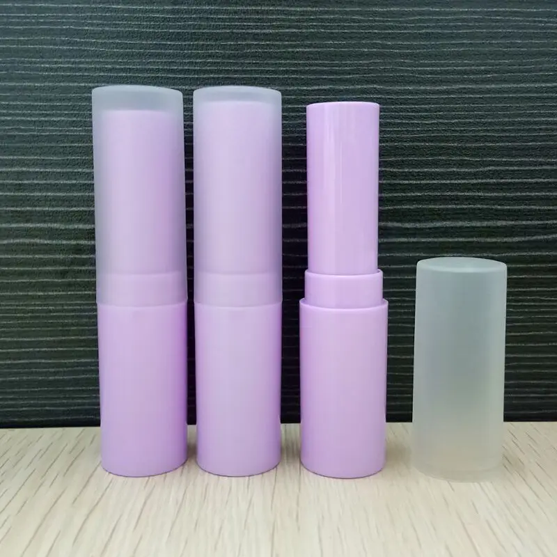 Benutzer definiertes Logo 4g Leere bunte schwarze Chaps tick Tubes Kunststoff Chaps tick Container Pink Lip Balm Tube