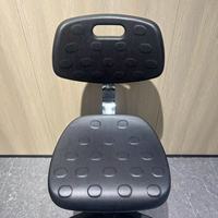 Chaise de bureau d'atelier en polyuréthane durable, tabourets pour comptoir de caisse de réception de supermarché, résistant à l'eau et aux taches