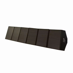 Panel Solar Plegable Negro Portátil con Precio Directo de Fábrica, con 21% de Eficiencia y Bolsa para Transporte, para Acampar al Aire Libre y Uso en Autocaravanas - Product Image 1