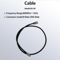 Cable Coaxial RF de Baja Pérdida con Conector SMA N MMCX, Cable de Alimentación con Alta Protección para Sistemas RFID, IoT Industrial, Antena RF Inalámbrica