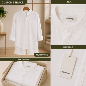 Traje <span class=keywords><strong>de</strong></span> dos piezas <span class=keywords><strong>de</strong></span> verano para <span class=keywords><strong>hombre</strong></span>, camisa <span class=keywords><strong>de</strong></span> manga larga con botones, pantalones cortos, cárdigan, ropa <span class=keywords><strong>de</strong></span> playa informal, chándal <span class=keywords><strong>de</strong></span> 2 uds, <span class=keywords><strong>conjunto</strong></span> <span class=keywords><strong>de</strong></span> pantalones cortos <span class=keywords><strong>de</strong></span> <span class=keywords><strong>lino</strong></span> para <span class=keywords><strong>hombre</strong></span> - Product Image 6