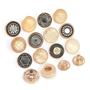 High Quality Pattern logo Zinc Alloy 12mm <b>Press</b> Metal Snap <b>Buttons</b> Shirt <b>Buttons</b> - Product Image 4