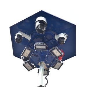 Mobile Surveillance Trailer With <b>LED</b> <b>Lights</b> LFP Batteries UST2400L Solar Trailer US Standard Solar <b>Light</b> Tower UST2400L - Product Image 5