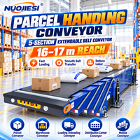 Convoyeur à bande robuste Nuojiesi en promotion, automatique, garantie 3 ans, 5 niveaux, pour camions, conteneurs et entrepôts