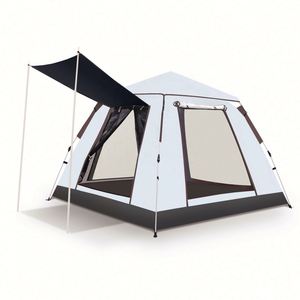 Factory Direct Supply Oxford Four-Season Waterproof Hiking Portable Beach Folding Automatic Popup Instant Camping <b>Small</b> Tent - Product Image 3