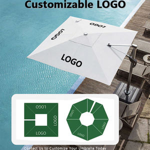 Sombrillas Personalizadas <span class=keywords><strong>de</strong></span> Aluminio para Exterior, Parasoles <span class=keywords><strong>de</strong></span> <span class=keywords><strong>Playa</strong></span> <span class=keywords><strong>de</strong></span> Gran Tamaño para Patio y Jardín, <span class=keywords><strong>Plegables</strong></span> con Luces, Muebles <span class=keywords><strong>de</strong></span> Jardín - Product Image 3