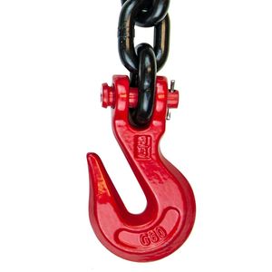 โซ่ลากยาว3/8 "G80เหล็กปลอมมาตรฐานของเรามีสีดำมีราวจับแบบเคลวิส - Product Image 3