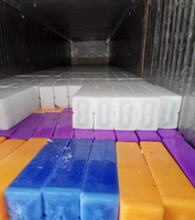 Machine à fabriquer des blocs de glace solaires automatiques à faible tension, motorisée, commerciale, 1 tonne, pour le Royaume-Uni