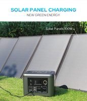 Centrale Électrique d'Urgence 300W avec Panneaux Solaires pour le Camping – Entrepôt USA