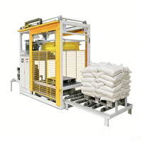 Palisseuse automatique,, nouvelle machine pour empiler les sacs de 20-50kg, en palette