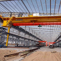 Pont roulant électrique robuste à double poutre 5-50 tonnes, portée personnalisée, pour atelier industriel