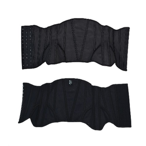 Ceinture silhouette noire Fitwear Favorite 24 cm avec 18 baleines, fermeture à crochet réglable 953-24cm-0 14Hook - Product Image 1
