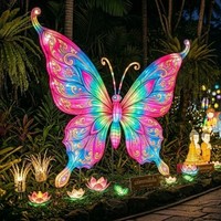 Décoration interactive de lanternes pour parc d'attractions Vivid, pour le Nouvel An, utilisation intérieure/extérieure, spectacle de lumière pour parc à thème