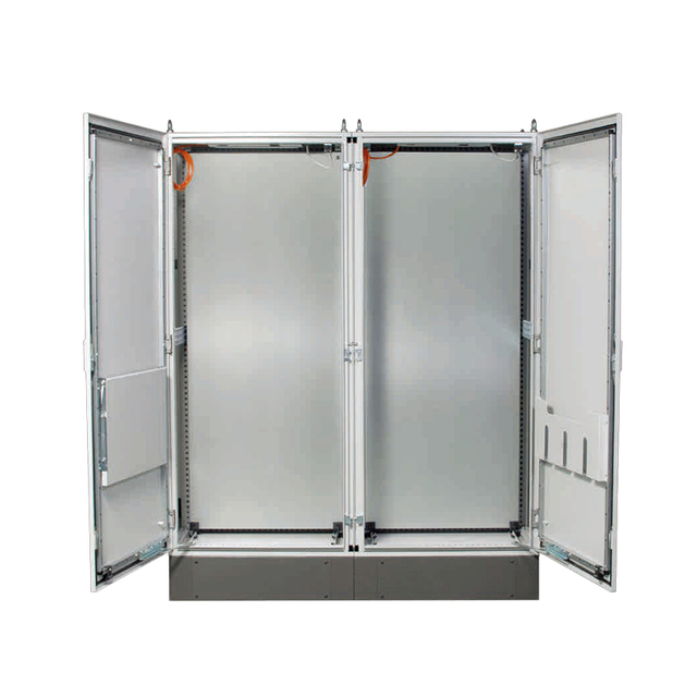 Parallel Outdoor Telecommunication Cabinets Used External Telecom Cabinets with AC