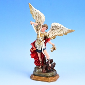 Fornitura Esclusiva Transfrontaliera: Articoli Religiosi e Culturali di Origine Fujian, Statuette in Resina dell'Arcangelo del Giorno del Giudizio, Ornamenti Artigianali - Product Image 5