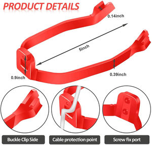 Guardabarros Duradero para Scooter Eléctrico Xiaomi Mijia <span class=keywords><strong>M365</strong></span> M187 Pro, Protector de Salpicaduras para Neumáticos con Luz Trasera - Product Image 3