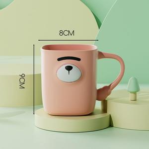 Vaso de Dientes con Diseño de Oso de Dibujos Animados, Vaso para Cepillarse los Dientes con Asa para Baño - Product Image 2