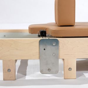 메이플 우드 확장형 다리 접이식 침대 홈 리포머 머신 접이식 필라테스 리포머 - Product Image 2