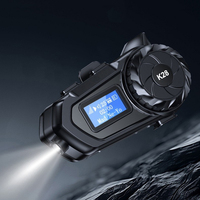 Headset Helm Motor Headphone Musik Sistem Komunikasi Audio Berkendara Peredam Kebisingan Jawab Otomatis Auriculares Para Casco