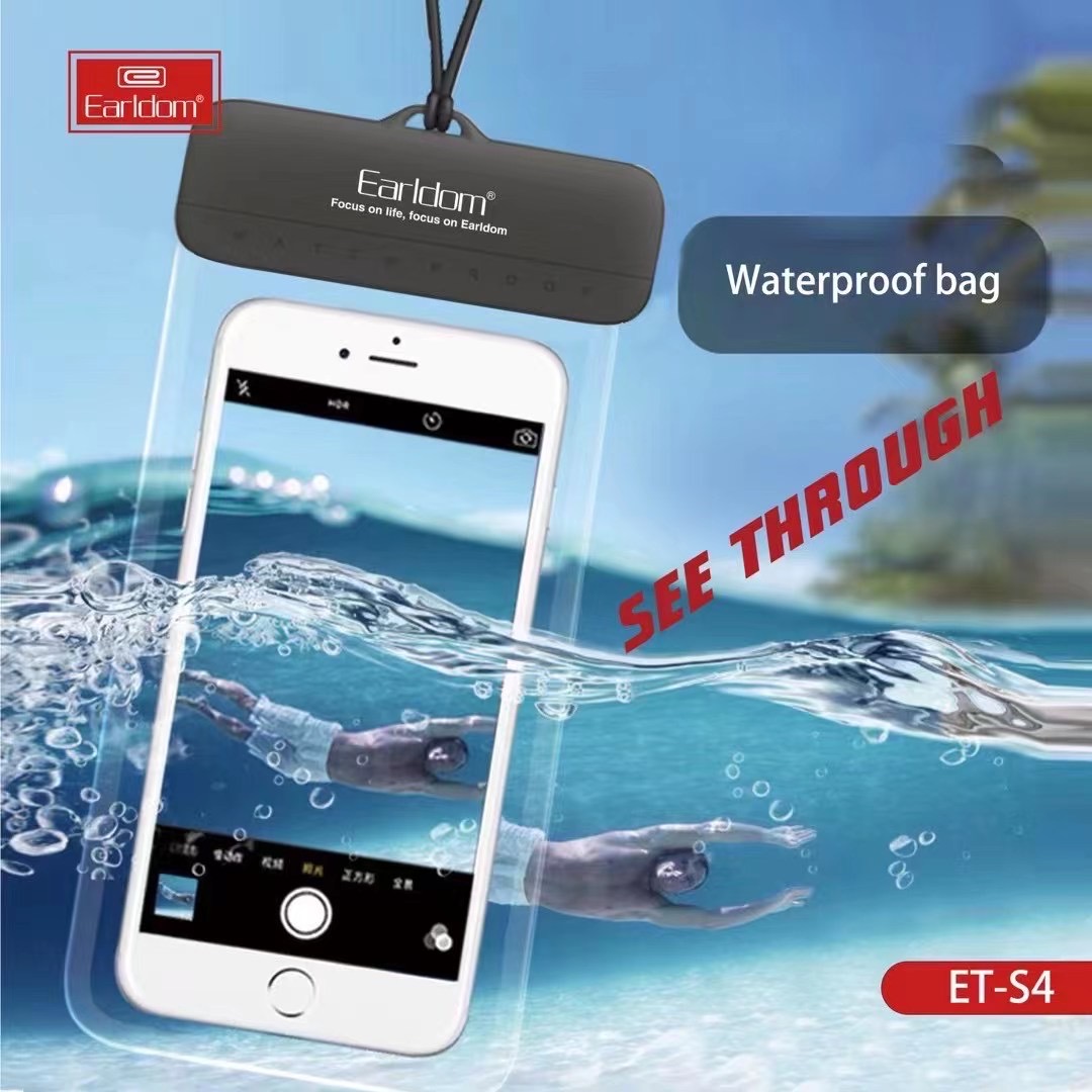 EARLDOM WaterProof Bag PVC Mobile Phone Cases Clear Pouch Case Water Proof Cell Phone Bag With Lanyard