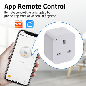 Tuya เต้ารับติดผนังแบบมาตรฐาน WIFI <span class=keywords><strong>RF</strong></span> UK สวิตช์ไฟบ้านอัจฉริยะแบบปลั๊กไฟระยะไกล - Product Image 5