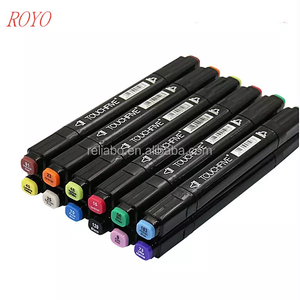 Không Độc Hại Đôi Đầu Vĩnh Viễn Biểu Tượng Tùy Chỉnh Sơn Vĩnh Viễn Đánh Dấu Bút Màu Sơn Đánh Dấu Cho Sinh Viên Drawingpopular - Product Image 4