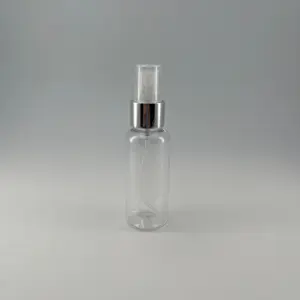 Wholesale 250ml Frosted PET Cosmetic Container Plastic Perfume Bottle With 24/410 Sprayer Aluminum Mist Sprayer